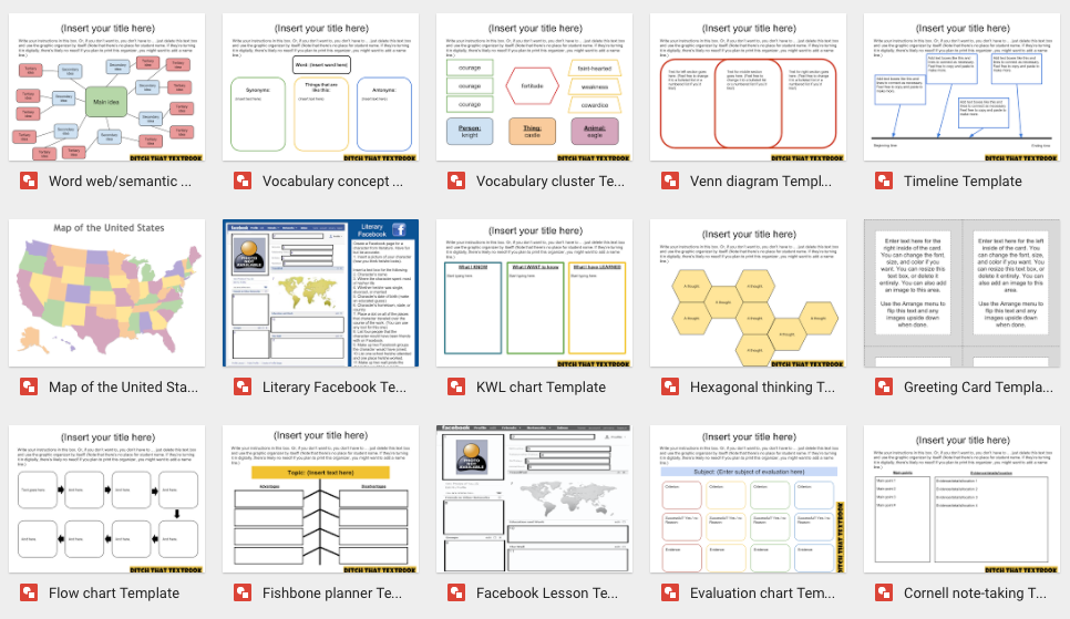 google drawing poster template