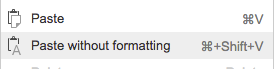 paste-without-formatting