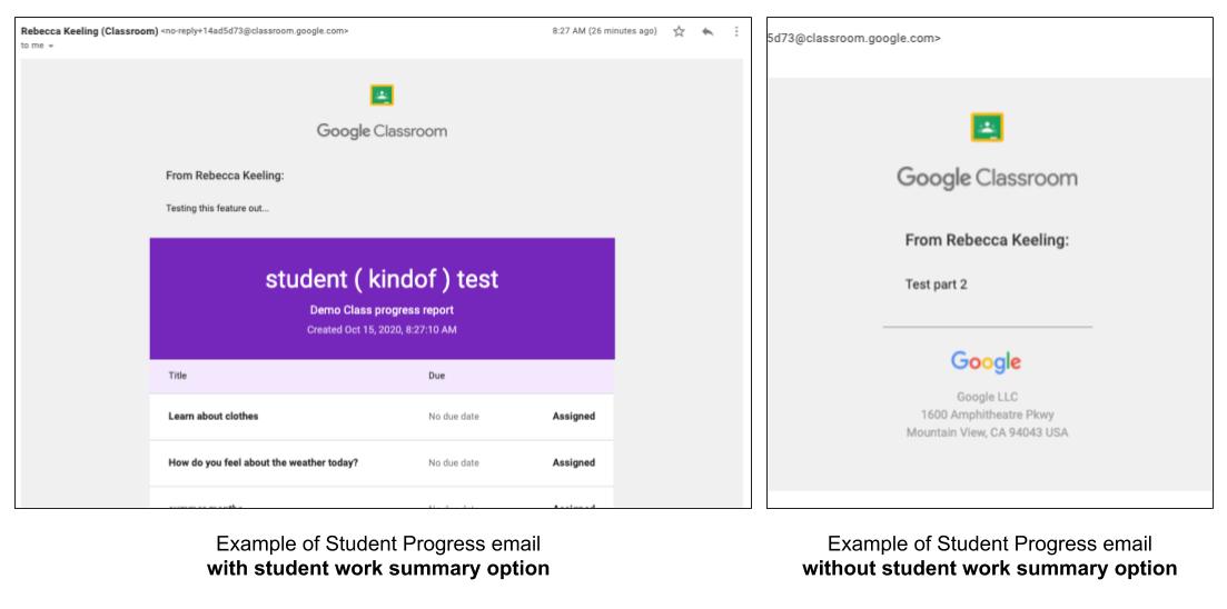 Students Login To Get Google Classroom Progress Reports - Teacher