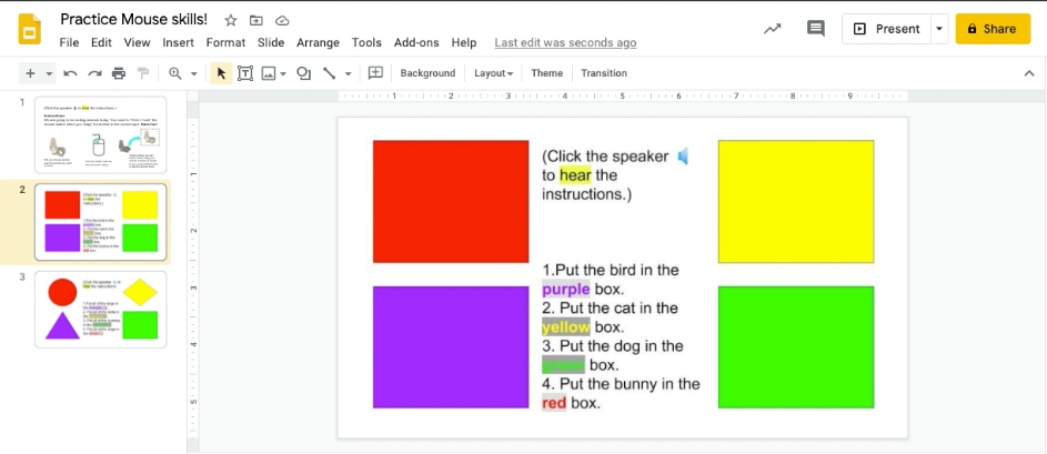 how to add background to google slides