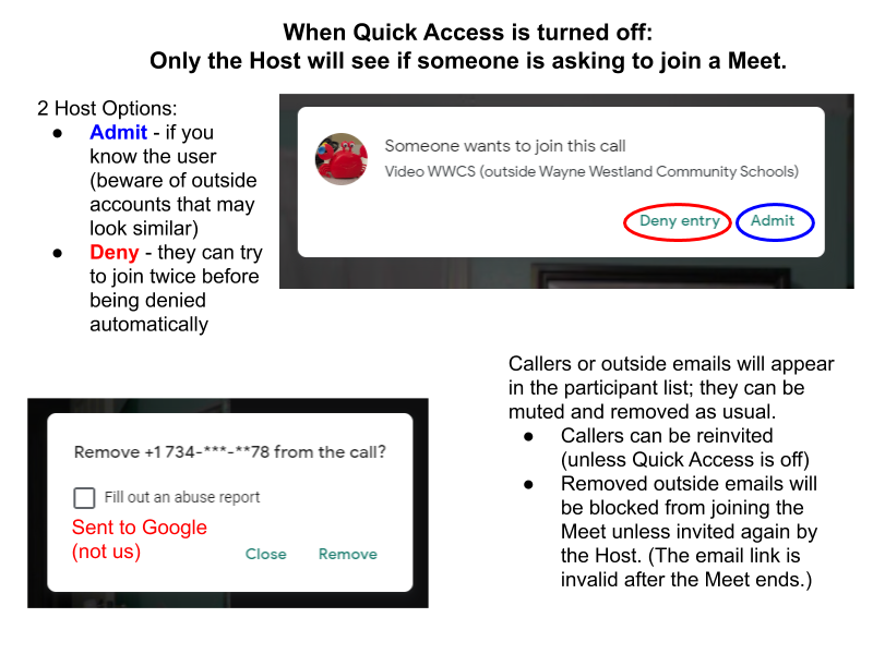 Google Meet & “Uninvited Guests” – WWCSD Educational Technology Resources