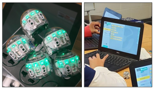 Blockly coding using Ozobot robots
