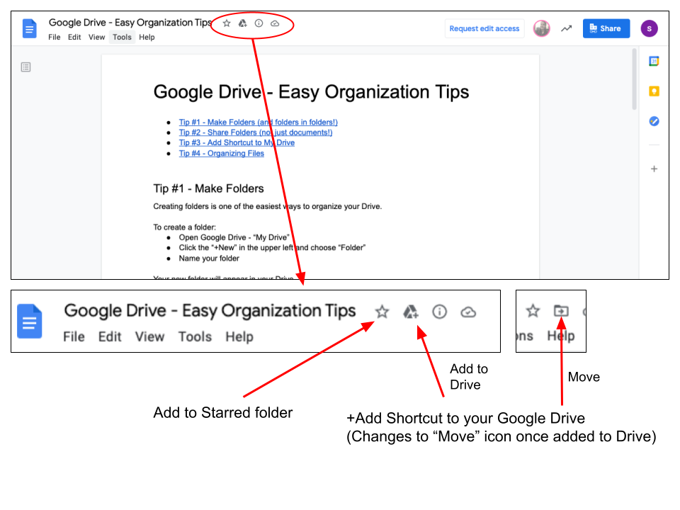 Google Drive - adding shared files to Drive