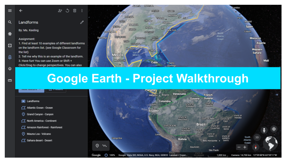 Google Earth Projects Walkthrough cover image (click to view)